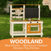 Avenlur Woodland Mud Kitchen in a yard
