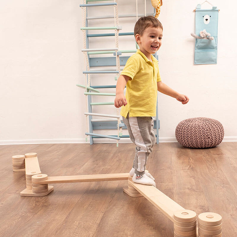 Balance Beam for Kids Beam + Cylindrical Stack System
