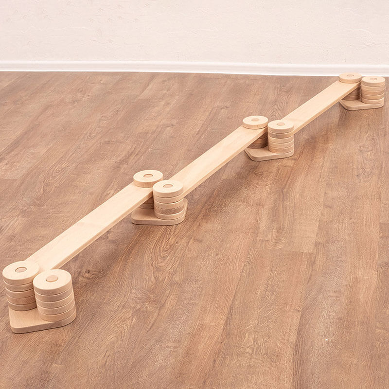 Balance Beam for Kids Flat Wooden Planks