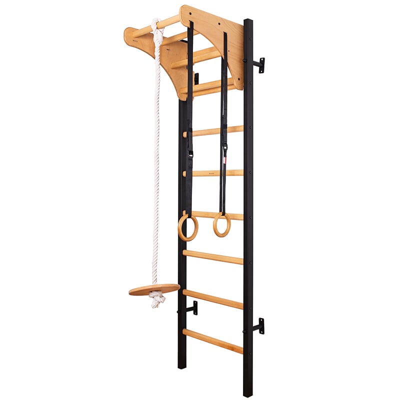 BenchK 211 Swedish Ladder with Gymnastics Accessories