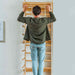 Avenlur Betula Swedish Wall Ladder in family playroom