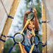 Bijou Build outdoor playset teepee  ABS climbing wall rings