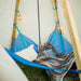 Bijou Build outdoor playset teepee hover platform with a pillow and blanket