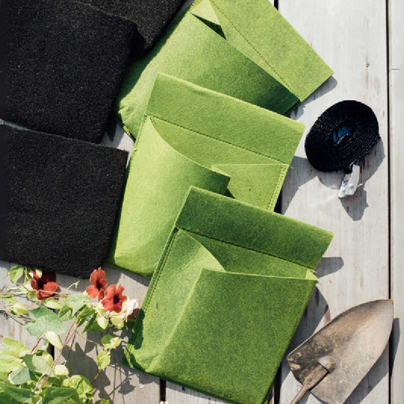 Bijou Bloom hanging planters up close