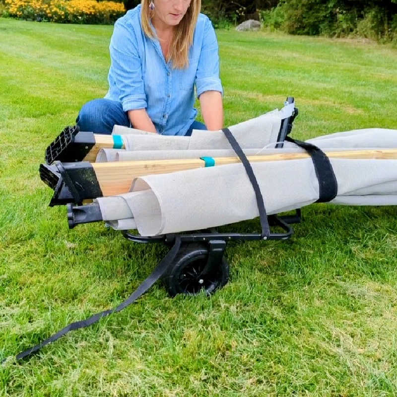 Bijou Roller attached to Mainstay with woman