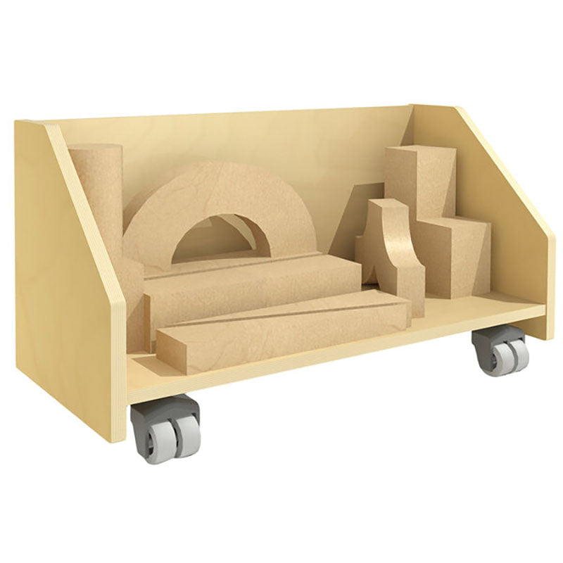 Block Cart and Building Block Set - Wb4375 Side View