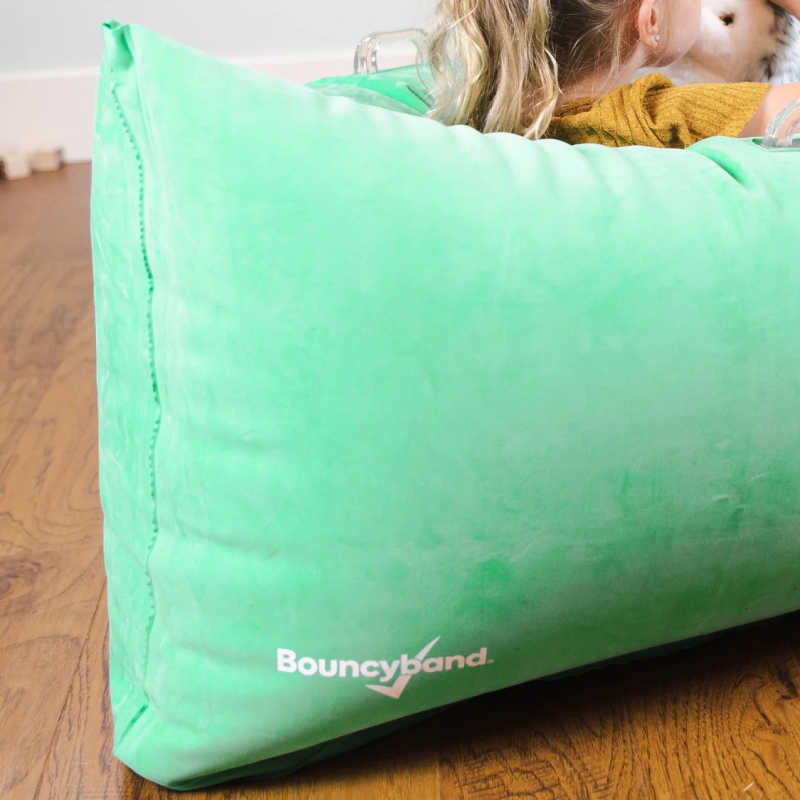 Mint green BouncyBand Comfy Hugging Peapod Large 80 inch sensory seat
