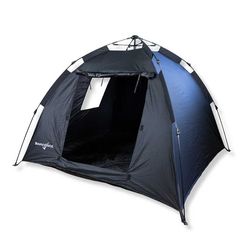 BouncyBand Pop-Up Portable Sensory Dark Den shown fully assembled
