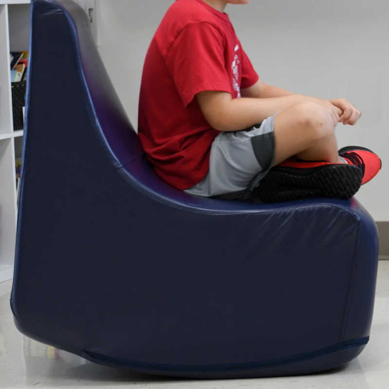 Side view of the BouncyBand Rocking Soft Sensory Chair