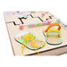 Educational wall sensory panel with shoes