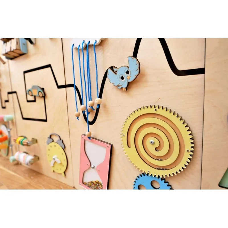 sensory wall panel for little kids