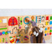 Bumblebeesmart montessori play wall panel with a girl 