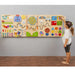Bumblebeesmart sensory wall panel in spring colors with girl playing 