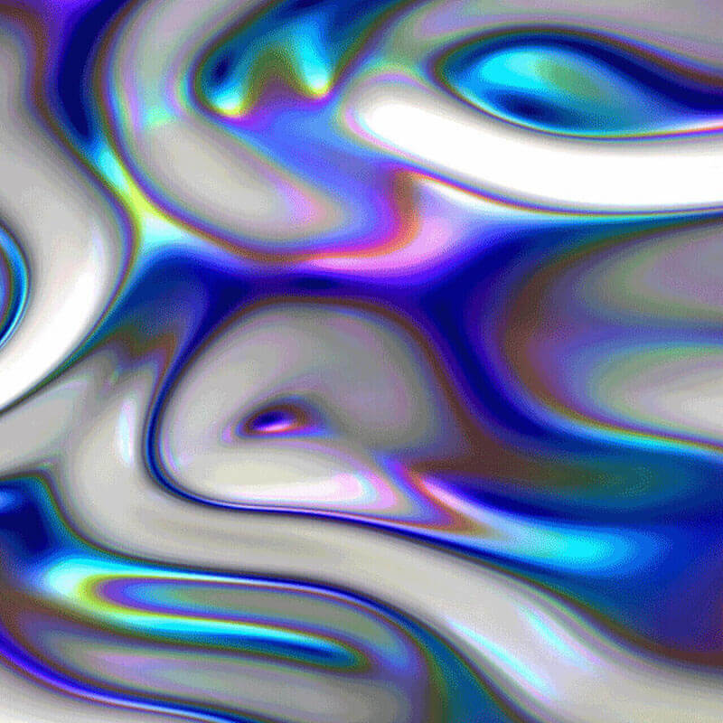 Chromatheme Plus - 9crtmp Abstract Swirl Blue Purple Pink White for Sensory Rooms