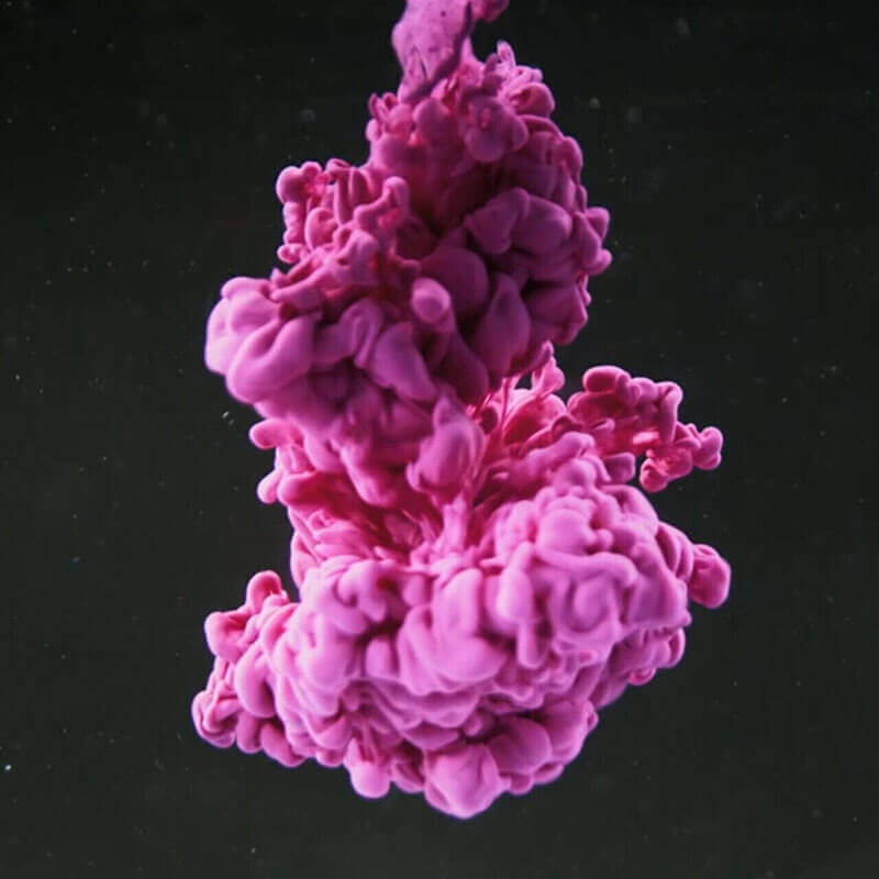 Chromatheme Plus - 9crtmp Pink Ink Diffusing in Water image for Sensory Rooms