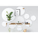 Circles Acrylic Mirror Set for Sensory Rooms Mirrors Behind the Bubble Tubes