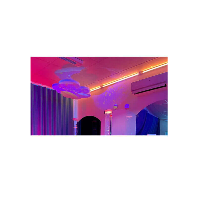 Color Wash Starter Set a for Sensory Rooms Cloud-Lit Ceiling purple-pink glow