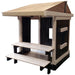 Congo Playhouse with picnic table in brown and sand