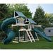 Congo Monkey Play System #3 green and sand full playset view