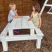 Kids Picnic Table with kids playing 