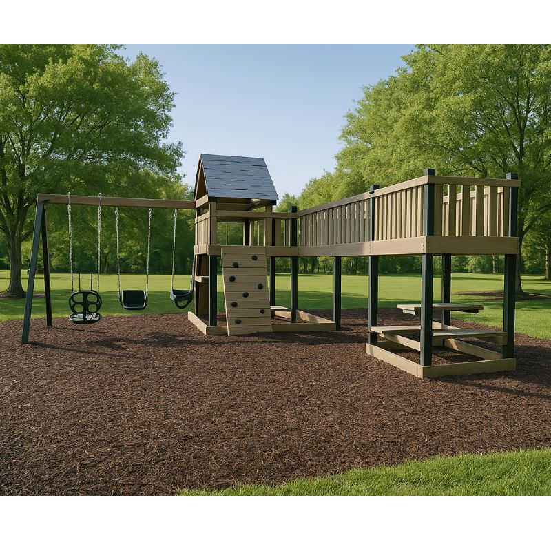 Congo Playset 5 in sand and green