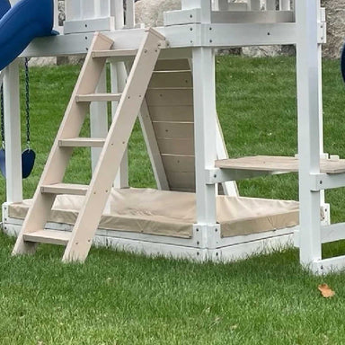 Congo Playset Sandbox kit in white and sand