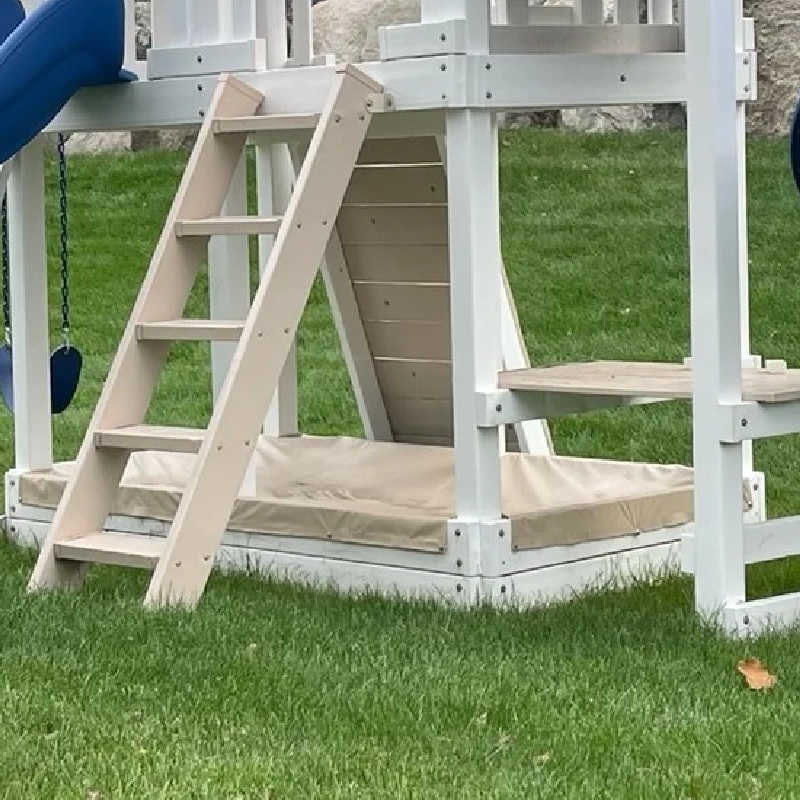 Congo Playset Sandbox kit in white and sand