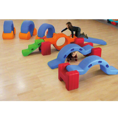 Crest Alfresco Kids Indoor Obstacle Course in a gym