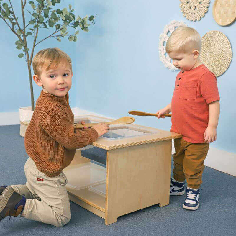 Deluxe Toddler Sensory Table with Bins - WB1854