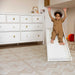 Eeveve Kilim Play Mat Soft Beige (Sand) in a bedroom