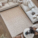 Eeveve Modern Blocks - Play Mat in Desert Sand in a living room