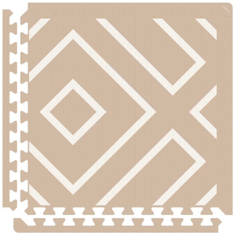 Eeveve Modern Blocks - Play Mat in Desert Sand individual square