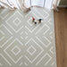 Eeveve Modern Blocks Soft Sage - Play Mat top view