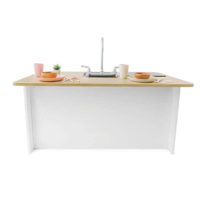 Elevated™ Kitchen Island Breakfast Bar - Wb1976 Back View