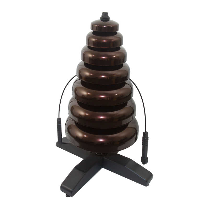 Ensoul bell tree playground musical equipment in black copper free standing