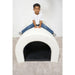 Experia Fiber Optic Tranquility Sensory Tunnel Front View Showing A Kid On Top