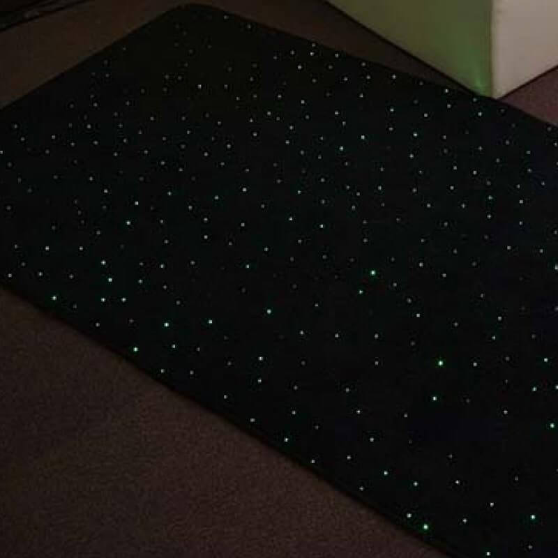 Experia LED Fiber Optic Carpet Up Close Corner View