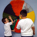 Experia Sensory Texture Wheel Front View Showing Two Kids Playing