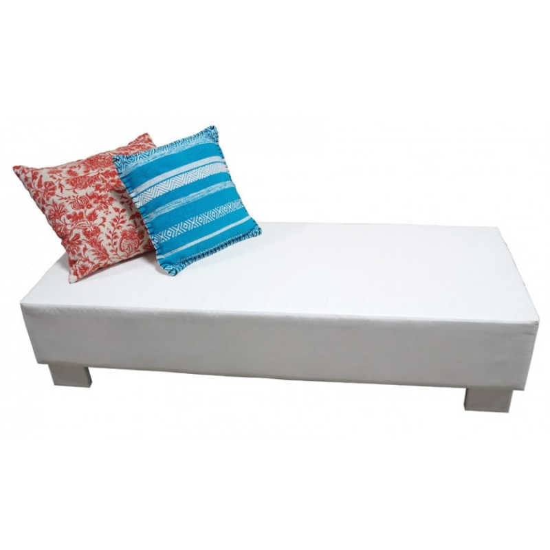 Experia white vibroacoustic platform with 2 pillows