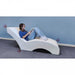 Experia vibroacoustic lounger with girl reading