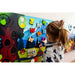 Extra Large Mountain Themed Sensory wall panel with a girl playing 