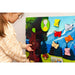 Extra Large Mountain Themed Busy board sensory wall with a girl playing