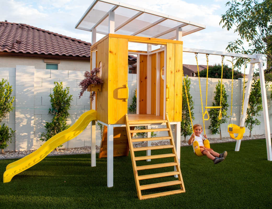 Forest Modern Backyard Outdoor Swing Set — Extreme Kids World