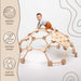 Goodevas Wooden Climbing Dome for Little Kids detaisl