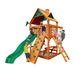 Gorilla Playsets Chateau Tower Outdoor Playset Standard Wood Roof Corner View