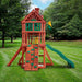 Gorilla Playsets Double Down II Swing Set Side View Outddor