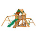 Gorilla Playsets Frontier Swing Set Standard Wood Roof Front View