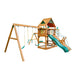 Gorilla Playsets Frontier Swing Set Standard Wood Roof Side View