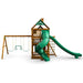 Gorilla Playsets Great Skye II Swing Set Standard Wood Roof Rear View