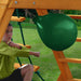 Gorilla Playsets High Point II Swing Set A Kid Playing The Punching Ball